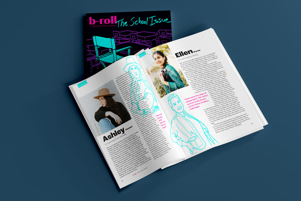 b-roll feature spread