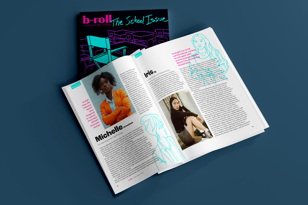 b-roll feature spread